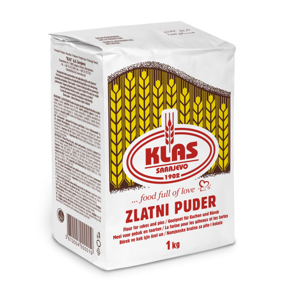Klas Zlatni Puder Flour 1kg (10) - Global Imports & Exports Wholesale