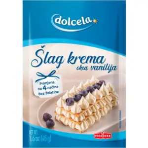 Podravka Dolcela Whipped Cream Vanilla 45g (20)