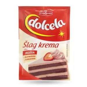 Podravka Dolcela Whipped Cream Strawberry 66g (18)