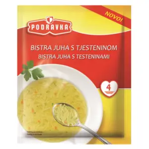 Podravka Bistra Juha Soup Clear w Pasta 45g (16)