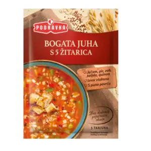 Podravka Bogata Juha Soup 5 Grain Vegetable 80g (15)