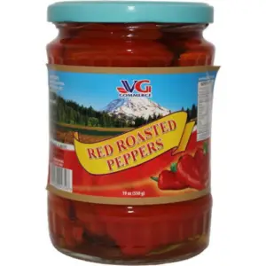 VG Commerce Roasted Red Peppers 580g (12)