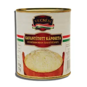 Vecses's Sauerkraut in Wine 28.5oz (6)