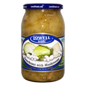 Lowell Sauercraut w mushrooms 890g (12)