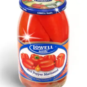 Lowell Marinated Red Peppers 900g (12)