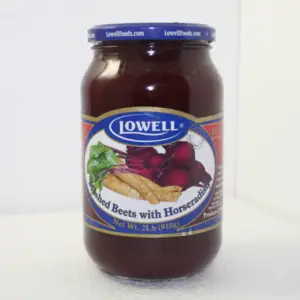 Lowell Baby Beets w Horseradish 910g (12)