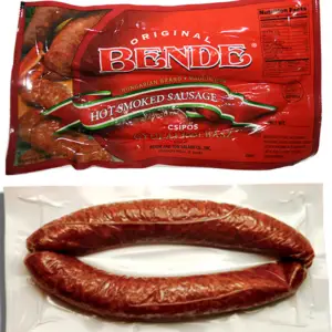 Bende Gyulai Sausage Hot Vacpac (per lb)