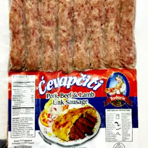 Todoric Cevapcici Beef, Pork & Lamb (Clear Pack) 907g - Global Imports & Exports - Wholesale European Food Distributors