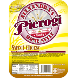 Alexandra's Pierogi Cheese Ser 1lb (20) - Global Imports & Exports Wholesale