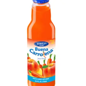 Lowell Peach & Carrot Juice 0.75L (8)