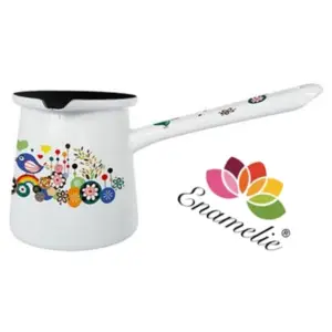 Enamelie Dzezva Coffee Pot 9cm Love Bird (6)