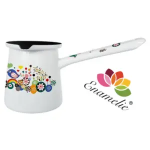 Enamelie Dzezva Coffee Pot 13cm Love Bird (6)