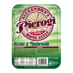 Alexandra's Pierogi Kraut & Mushrooms 1lb (20) - Global Imports & Exports Wholesale