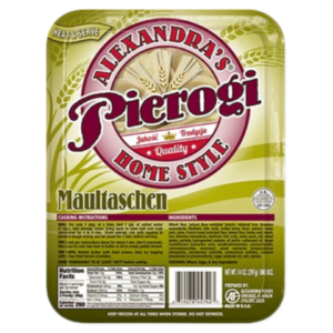 Alexandra's Pierogi Kraut Potato Bacon 1lb (20) - Global Imports & Exports Wholesale