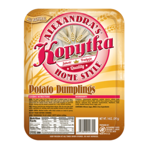 Alexandra's Pierogi Potato Dumplings KOPYTKA 1lb (20) - Global Imports & Exports Wholesale