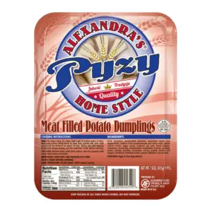 Alexandra's Pierogi Pyzy Meat 1lb (20) - Global Imports & Exports Wholesale