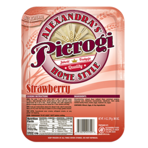 Alexandra's Pierogi Strawberries 1Lb (20) - Global Imports & Exports Wholesale