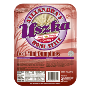 Alexandra's Pierogi Uszka Beef Mini Dumpling (20) - Global Imports & Exports Wholesale