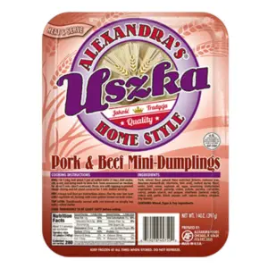 Alexandra's Pierogi Uszka Pork & Beef (20) - Global Imports & Exports Wholesale