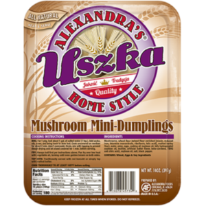 Alexandra's Pierogi Uszka w Mushroom 1lb - Global Imports & Exports - Wholesale European Food Distributors