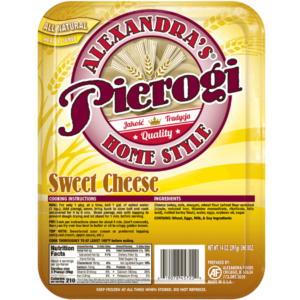 Alexandra's Pierogi w Sweet Cheese 1lb - Global Imports & Exports - Wholesale European Food Distributors