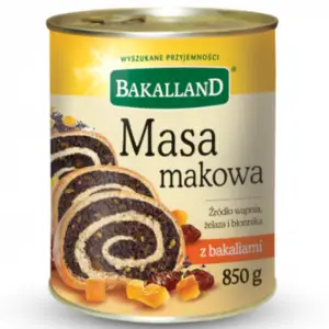 Bakalland Poppy Seed Filling w Fruits 850g - Global Imports & Exports Distributors -European Food Distributors Florida