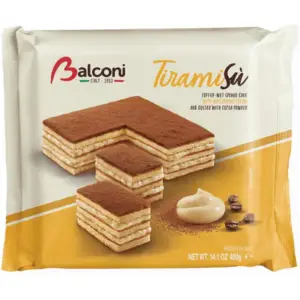 Balconi Torta Cake Tiramisu 400g - Global Imports & Exports - Wholesale European Food Distributors