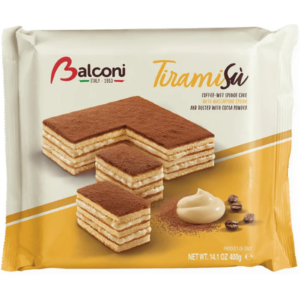 Balconi Torta Tiramisu Cake 400g - Global Imports & Exports - Wholesale European Food Distributors