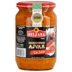 Biljana Deluxe Ajvar Hot 670g - Global Imports & Exports - Wholesale European Food Distributors