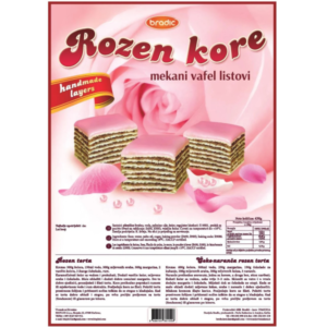 Bradic Rozen Kore Cake Layers 430g - Global Imports & Exports - Wholesale European Food Distributors