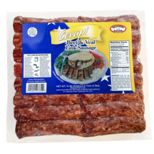 Experience the authentic taste of Eastern European cuisine with Brother & Sister Frozen Sausage Cevapi (Clear Pack), available in a convenient 907g (26) package, exclusively from Global Imports & Exports – Wholesale European Food Distributors. Crafted with care and expertise, our cevapi sausages are expertly seasoned and frozen for freshness, ensuring every bite is bursting with flavor. Whether grilled, pan-fried, or baked, our cevapi sausages promise a delightful culinary experience that will transport you to the streets of Eastern Europe. Elevate your meals with the unmatched quality and convenience of Brother & Sister Frozen Sausage Cevapi (Clear Pack), available now from Global Imports & Exports – Wholesale European Food Distributors. 🍖 Premium Ingredients: Our Fresh Frozen Cevapi is made from high-quality meat cuts, ensuring a tender and flavorful experience in every bite. It embodies our commitment to delivering quality and taste. ❄️ Frozen Convenience: Arriving in a clear pack and ready to cook, our Cevapi offers the convenience of preparation without compromising on taste. It’s an opportunity to savor the rich flavors of Balkan cuisine from the comfort of your own kitchen. 🔥 Balkan Flair: Infused with a blend of traditional spices, our Cevapi captures the essence of authentic Balkan flavors. Each bite offers a tantalizing combination of seasonings that transport your taste buds to the heart of the Balkans. 🍽️ Versatile Culinary Canvas: Whether grilled, pan-fried, or prepared according to your preference, our Fresh Frozen Cevapi offers a versatile canvas for your culinary creations. Its rich taste enhances your dishes with every bite. 🕰️ Crafted Excellence: More than just meat, our Fresh Frozen Cevapi reflects our dedication to providing you with a product that’s both convenient and delicious. Each bite showcases our commitment to taste and quality. Elevate your culinary experience with Brother & Sister Fresh Frozen Cevapi, available now from Global Imports & Exports – Wholesale European Food Distributors. Delight in the rich flavors and convenience of our succulent Cevapi, expertly crafted to capture the essence of authentic taste in every bite. Transform your kitchen into a Balkan-inspired feast and savor the unparalleled quality you deserve. Order now and immerse yourself in a world of culinary delight that transcends borders, courtesy of Global Imports & Exports – Wholesale European Food Distributors.