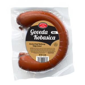 Indulge in the savory delight of Brother & Sister Goveda Kobasica Beef Sausage, available per lb, exclusively from Global Imports & Exports – Wholesale European Food Distributors. Our Goveda Kobasica Beef Sausage is crafted with premium-quality beef and expert seasoning to offer an authentic taste experience that will tantalize your taste buds. Whether grilled, pan-fried, or added to your favorite recipes, each bite promises a burst of flavor and satisfaction. Elevate your culinary creations with the unmatched quality and taste of Brother & Sister Goveda Kobasica Beef Sausage, available only from Global Imports & Exports – Wholesale European Food Distributors. 🥩 Premium Beef: Our Beef Kobasica is made from high-quality beef cuts, ensuring a robust and flavorful experience with every bite. It embodies our commitment to delivering quality and taste. 🔥 Time-Honored Taste: Infused with a blend of authentic spices, our Beef Kobasica captures the essence of traditional European sausages. Each bite offers a taste that’s reminiscent of old-world flavors and craftsmanship. 🌭 Classic Comfort: Whether grilled, pan-fried, or enjoyed as a part of your favorite recipes, our Beef Kobasica offers a taste that’s both familiar and comforting. It’s a culinary connection to tradition. 🍽️ Versatile Enjoyment: From gatherings to family meals, our Beef Kobasica adds a hearty and savory element to your culinary creations. Its classic taste elevates any dining occasion. 🕰️ Crafted Excellence: More than just a sausage, our Beef Kobasica reflects our dedication to providing you with a product that’s both traditional and delicious. Each bite showcases our commitment to taste and quality. Delve into the genuine tastes of Brother & Sister Beef Kobasica. Beyond being a mere sausage, it’s an expedition into the realm of traditional European sausages, elevating every meal to a culinary delight. Elevate your dining experience. Embrace the heritage. Secure your order for Beef Kobasica today and immerse yourself in a realm of culinary gratification, embodying the essence of beef and timeless flavors in each delectable bite, exclusively from Global Imports & Exports – Wholesale European Food Distributors.