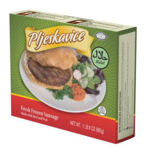 Experience the authentic flavors of Balkan cuisine with Brother & Sister HALAL Govedze Pljeskavice (Beef Patties), available in a generous 680g (1.5LB) pack of 32, exclusively from Global Imports & Exports – Wholesale European Food Distributors. Crafted with care and expertise, our HALAL-certified Govedze Pljeskavice offers a delicious taste experience for all to enjoy. Each succulent patty is meticulously seasoned and shaped to perfection, ensuring a flavorful journey with every bite. Whether grilled to perfection or cooked according to your preference, our HALAL beef patties are sure to elevate your culinary creations. Order now and discover the unmatched quality and flavor of Brother & Sister HALAL Govedze Pljeskavice, available only from Global Imports & Exports – Wholesale European Food Distributors. 🥩 Quality Beef: Our Halal Beef Patties are made from premium cuts of beef, carefully selected for their succulence and rich taste. With every bite, you’ll enjoy the satisfaction of quality meat that’s been transformed into a beloved Balkan classic. 🌿 Balanced Seasoning: Infused with a blend of authentic Balkan spices, our Pljeskavice captures the essence of traditional flavors. It’s a harmonious balance that pays homage to the culinary heritage of the region. 🍽️ Culinary Versatility: Whether you’re grilling, pan-frying, or baking, our Halal Beef Patties offer endless culinary possibilities. From casual family dinners to festive gatherings, each patty brings a touch of Balkan tradition to your table. 🕰️ Conveniently Boxed: Packaged for your convenience, our Halal Beef Patties are ready to be enjoyed whenever you desire. It’s an opportunity to savor the flavors of Balkan cuisine without compromising on your dietary preferences. 🕊️ Respectful Preparation: Our Halal Beef Patties exemplify our dedication to offering a culinary experience that respects your dietary needs. Each patty reflects our commitment to quality, tradition, and inclusivity. Savor the rich heritage of Balkan cuisine with Brother & Sister Halal Beef Patties (Pljeskavice). Meticulously crafted with care and respect, these patties are more than just a meal—they’re a bridge to Balkan tradition, enriching your dining experience with authentic flavors. Indulge in the legacy. Appreciate the authenticity. Order your Halal Beef Patties (Pljeskavice) today and enjoy the essence of Balkan cuisine in a manner that aligns with your dietary choices, exclusively from Global Imports & Exports – Wholesale European Food Distributors.