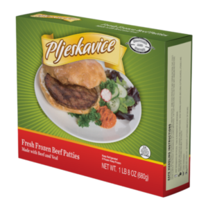 Explore the savory delight of Brother & Sister Govedze Pljeskavice (Beef Patties), available in a generous 680g (1.5Lb) pack of 32, exclusively from Global Imports & Exports – Wholesale European Food Distributors. Crafted with care and expertise, our Govedze Pljeskavice offers an authentic taste experience, meticulously seasoned and shaped for perfection. Each juicy patty embodies the essence of Balkan cuisine, promising a flavorful journey with every bite. Whether grilled to perfection or cooked to your preference, our beef patties are sure to elevate your culinary creations. Order now and discover the unmatched quality and flavor of Brother & Sister Govedze Pljeskavice, available only from Global Imports & Exports – Wholesale European Food Distributors. 🥩 Premium Beef: Our Fresh Frozen Beef Patties are made from high-quality beef, ensuring a juicy and flavorful experience with every bite. It embodies our commitment to delivering quality and taste. ❄️ Frozen Convenience: Arriving in a ready-to-cook state, our Beef Patties offer the convenience of preparation without compromising on taste. It’s an opportunity to enjoy the rich and hearty flavors of Balkan cuisine in the comfort of your own kitchen. 🔥 Balkan Flair: Infused with a blend of traditional spices, our Beef Patties capture the essence of authentic Balkan flavors. Each bite offers a tantalizing combination of seasonings that transport your taste buds to the heart of the region. 🍽️ Versatile Culinary Delight: Whether grilled, pan-fried, or cooked according to your preference, our Fresh Frozen Beef Patties offer a versatile canvas for your culinary creations. Their rich taste enhances your dishes with every bite. 🕰️ Crafted Excellence: More than just patties, our Fresh Frozen Beef Patties reflect our dedication to providing you with a product that’s both convenient and delicious. Each bite showcases our commitment to taste and quality. Enhance your culinary journey with Brother & Sister Govedze Pljeskavice (Beef Patties), available now from Global Imports & Exports – Wholesale European Food Distributors. Embrace the rich flavors and order today to experience the authentic taste of Balkan cuisine in every juicy patty. Elevate your dining experience with the convenience and quality you deserve, and turn your kitchen into a Balkan-inspired haven that honors tradition and flavor.