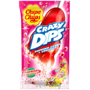 Chupa Chups Crazy Dip Strawberry - Global Imports & Exports - Wholesale European Food Distributors