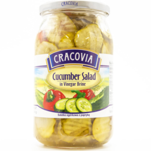 Cracovia Cucumber Salad w Peppers 860g - Global Imports & Exports - Wholesale European Food Distributors