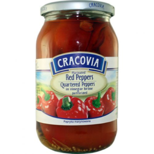 Cracovia Marinated Red Peppers 900g (12) - Global Imports & Exports Wholesale
