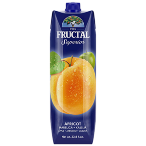 Fructal Superior Nectar Apricot Juice 1L - Global Imports & Exports - Wholesale European Food Distributors