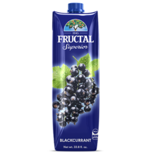 Fructal Superior Nectar Black Currant Juice 1L - Global Imports & Exports - Wholesale European Food Distributors