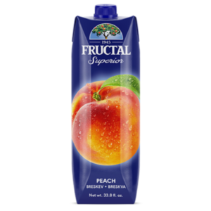 Fructal Superior Nectar Peach Juice 1L - Global Imports & Exports - Wholesale European Food Distributors