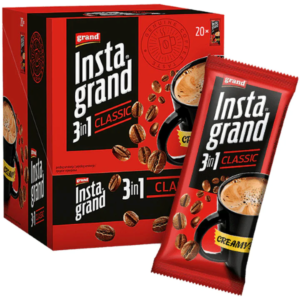 Grand Instant Coffee 3 in 1 20g (8x20) - Global Imports & Exports - Wholesale European Food Distributors