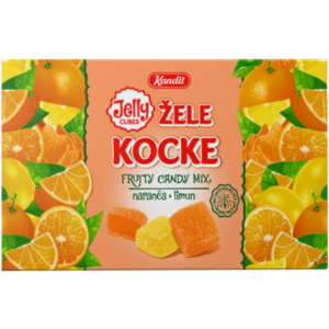 Kandit Jelly Cubes Zele Kocke 320g - Global Imports & Exports - Wholesale European Food Distributors