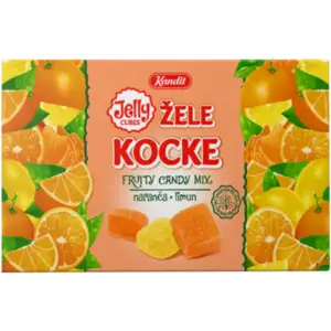 Kandit Jelly Cubes Zele Kocke 320g - Global Imports & Exports - Wholesale European Food Distributors