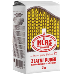 Klas Zlatni Puder Flour 2kg - Global Imports & Exports - Wholesale European Food Distributors