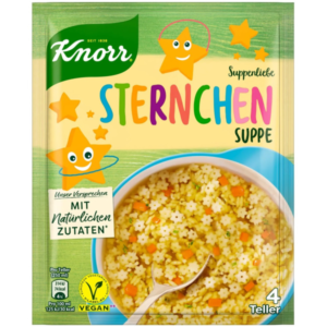 Knorr Soup Sternchen Noodle Stars 84g - Global Imports & Exports - Wholesale European Food Distributors