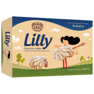 Kras Lilly Vanilla Cookie Tea Biscuits 220g - Global Imports & Exports - Wholesale European Food Distributors