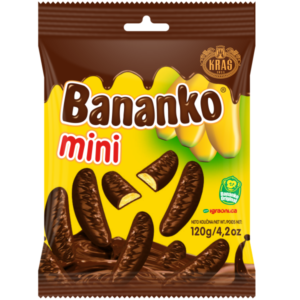 Kras Mini Bananko Chocolate 120g - Global Imports & Exports - Wholesale European Food Distributors