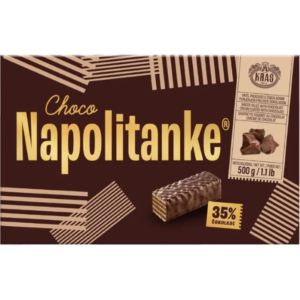 Kras Napolitanke Chocolate Cover Wafer 500g - Global Imports & Exports - Wholesale European Food Distributors