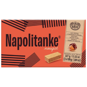 Kras Napolitanke Hazelnut Wafer 327g - Global Imports & Exports - Wholesale European Food Distributors