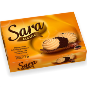 Kras Sara Classic Chocolate Covered Biscuit 220g - Global Imports & Exports - Wholesale European Food Distributors